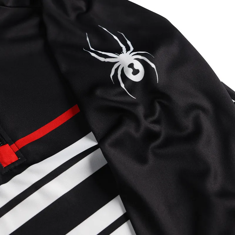 Spyder Boys Web Half Zip Midlayer Top - Black-4