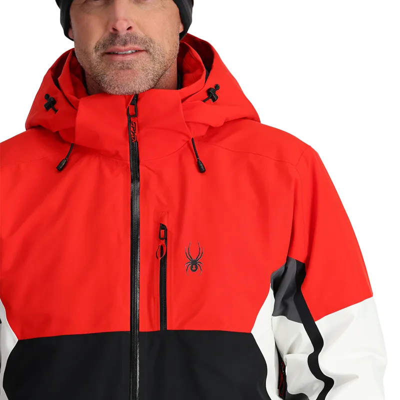 Spyder Epiphany Mens Ski Jacket - Volcano Red-2