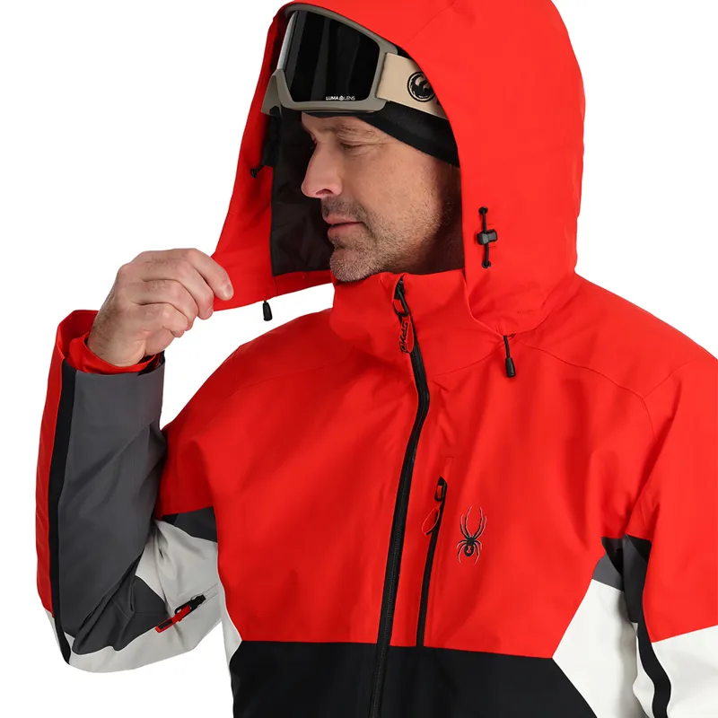 Spyder Epiphany Mens Ski Jacket - Volcano Red-3