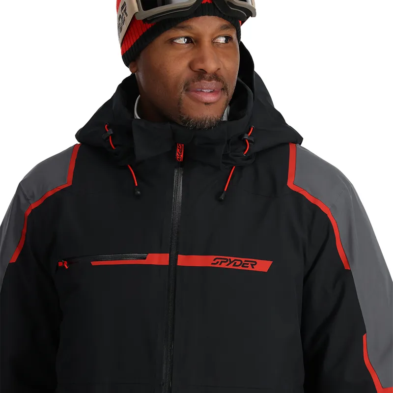 Spyder Titan Mens Ski Jacket - Black-3