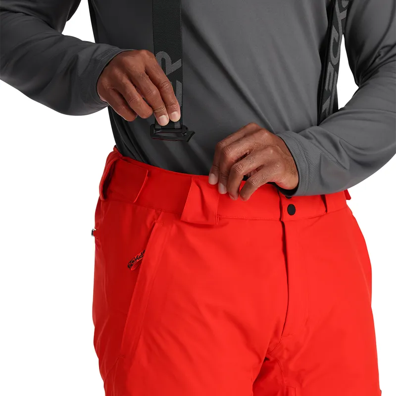 Spyder Dare Mens Ski Pants - Volcano Red-2