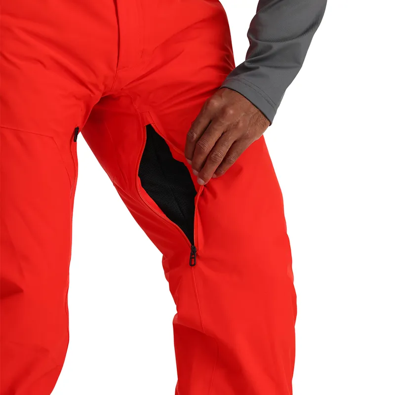 Spyder Dare Mens Ski Pants - Volcano Red-4