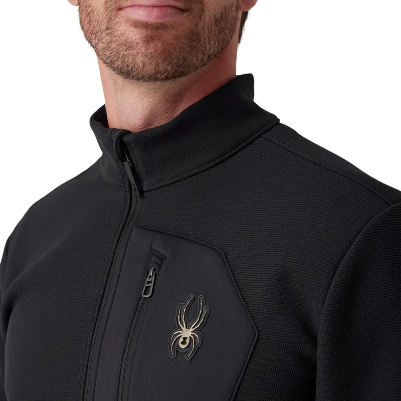 Spyder Bandit Full Zip Jumper - Black-2