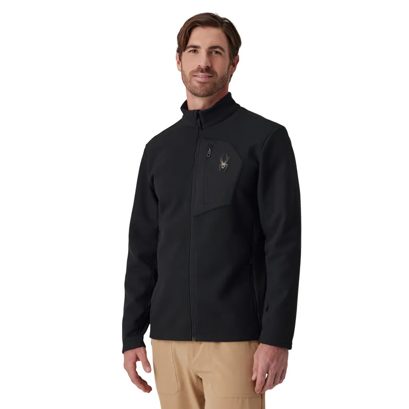 Spyder Bandit Full Zip Jumper - Black