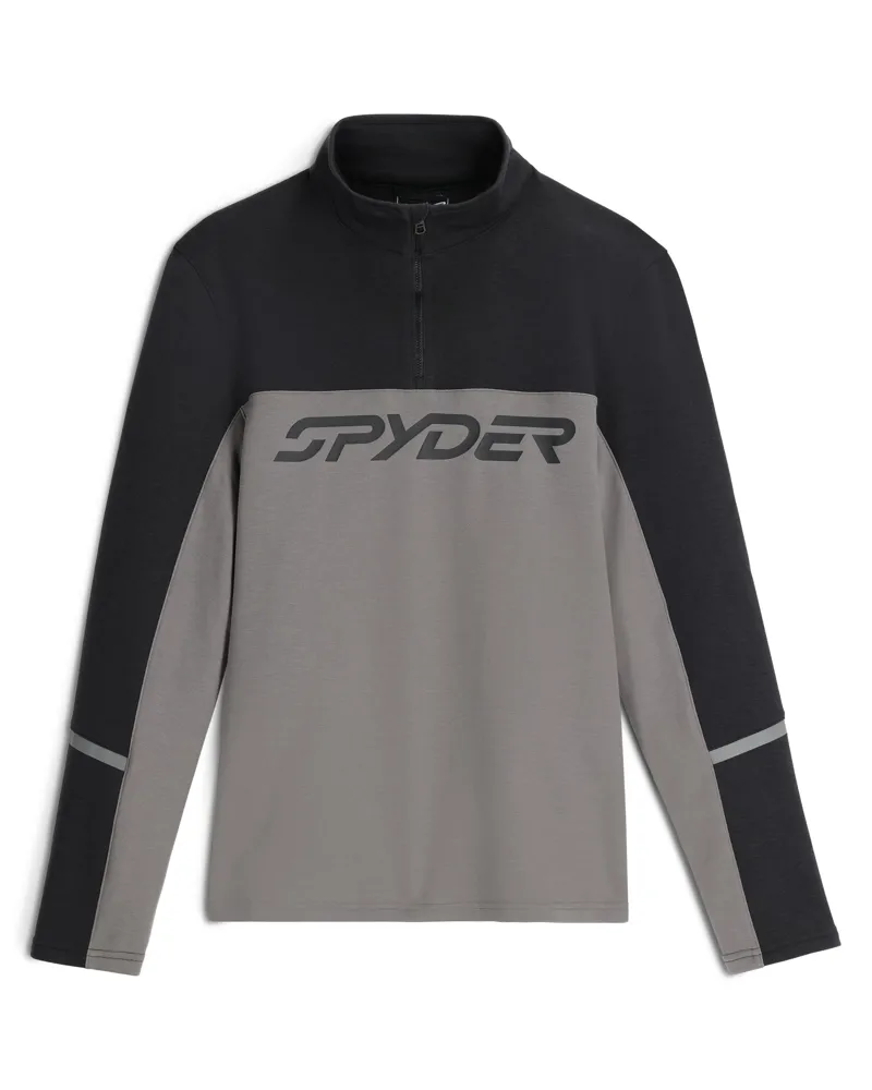 Spyder Speed Fleece Mens Half Zip Top - Storm Grey