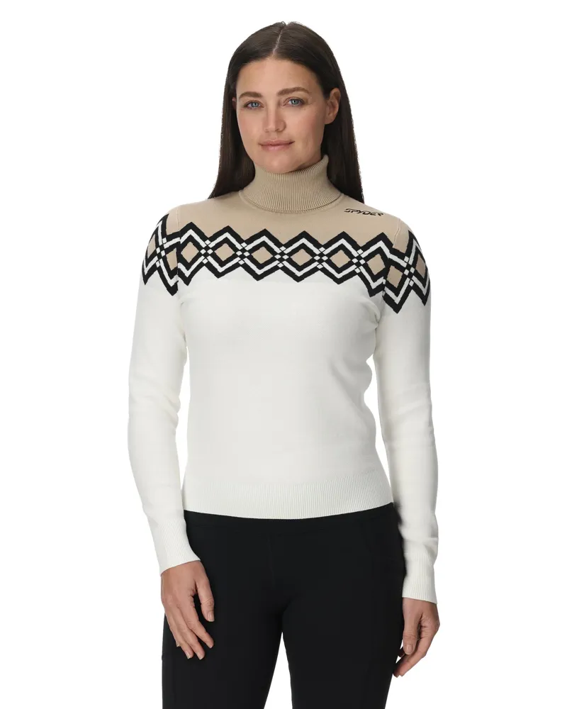 Spyder Stellar Womens Knit Jumper - White-3