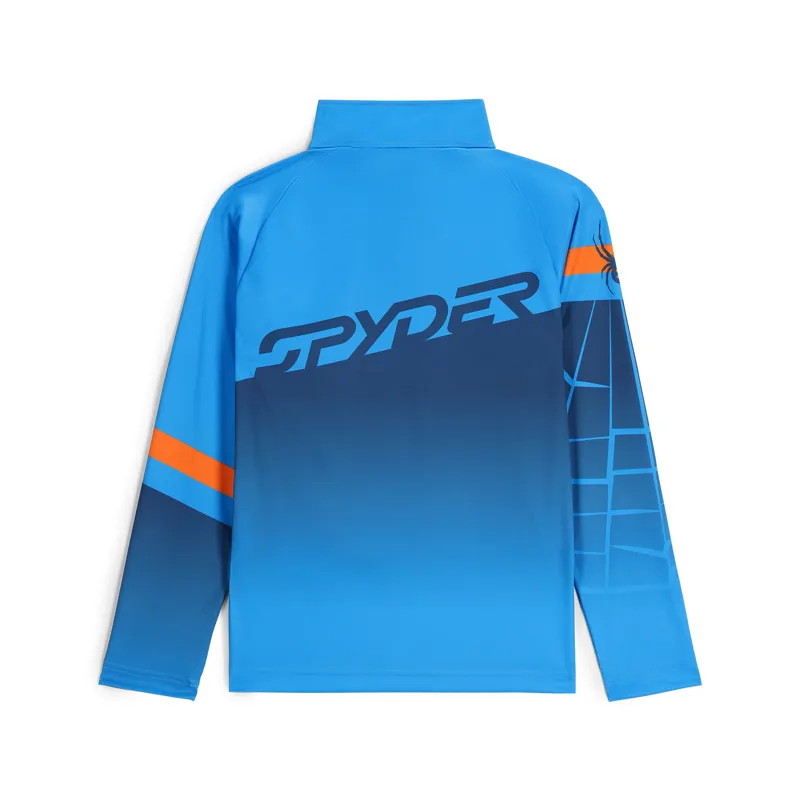Spyder Boys Incline Half Zip Midlayer Top - Aether Blue-1
