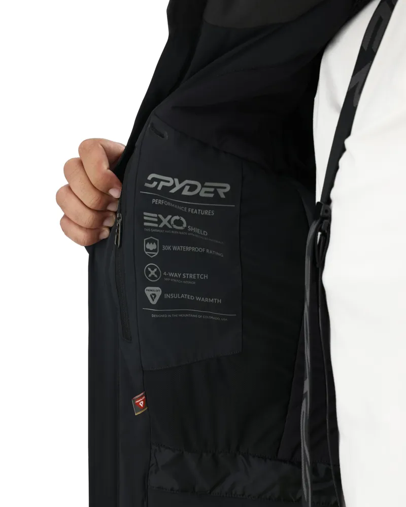 Spyder Monterosa Mens Ski Jacket - Black-1