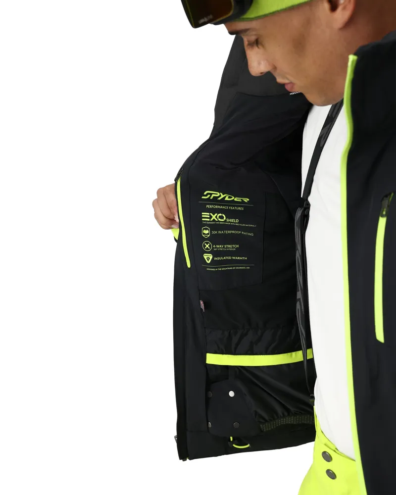 Spyder Alyeska Mens Ski Jacket - Black-3
