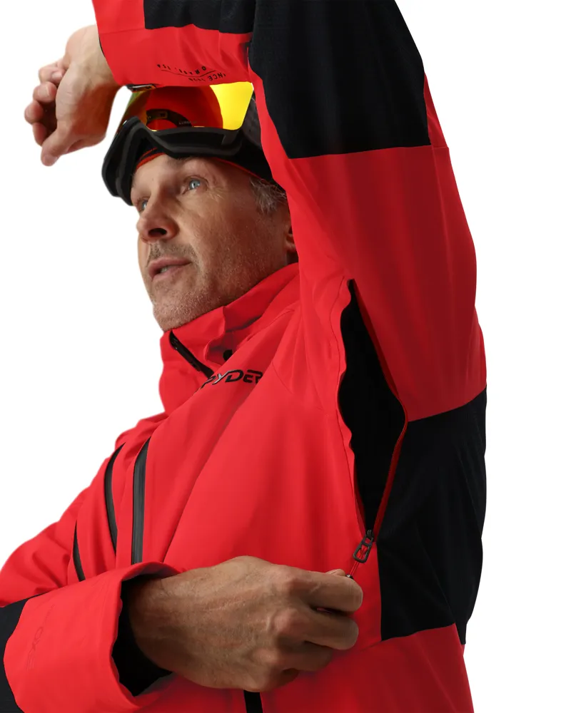 Spyder Alyeska Mens Ski Jacket - Spyder Red-4