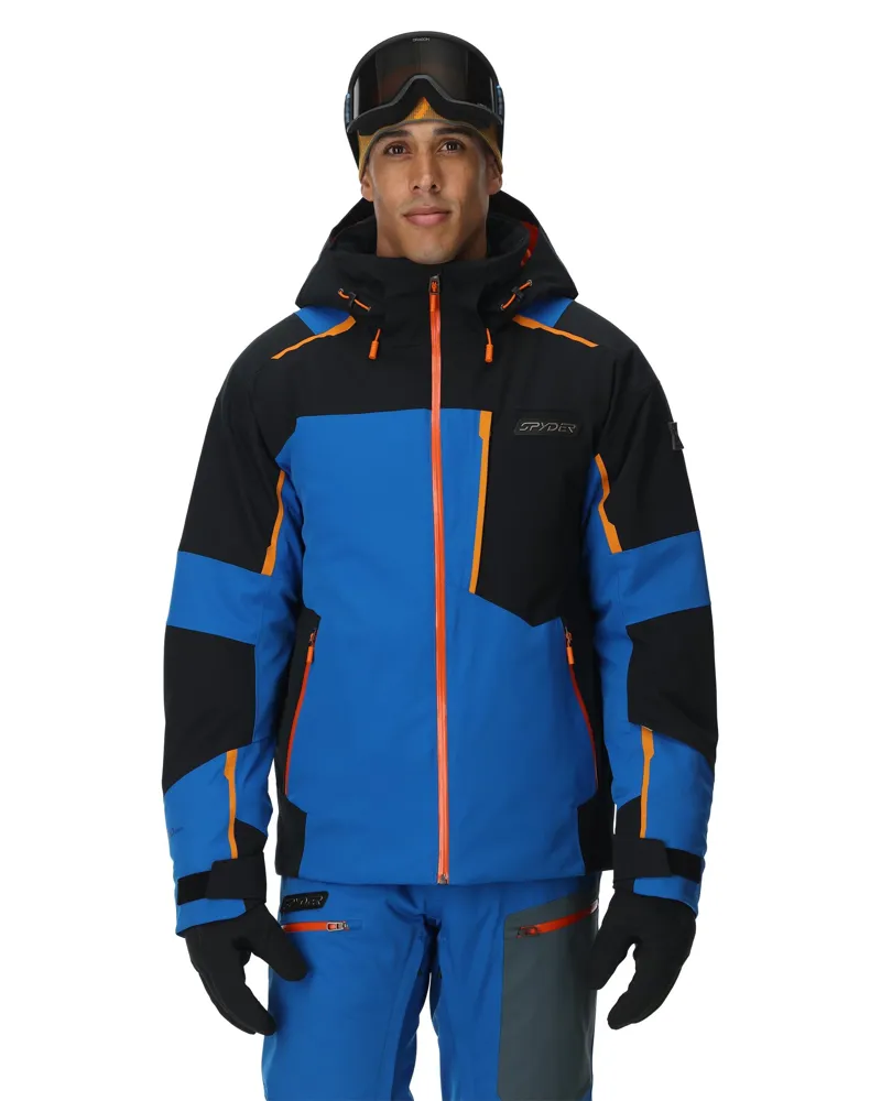 Spyder Leader Mens Ski Jacket - Cobalt Blue-2