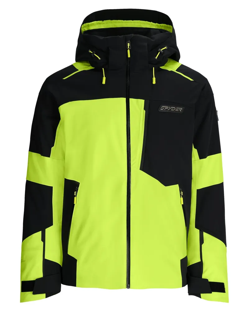 Spyder Leader Mens Ski Jacket - Lime