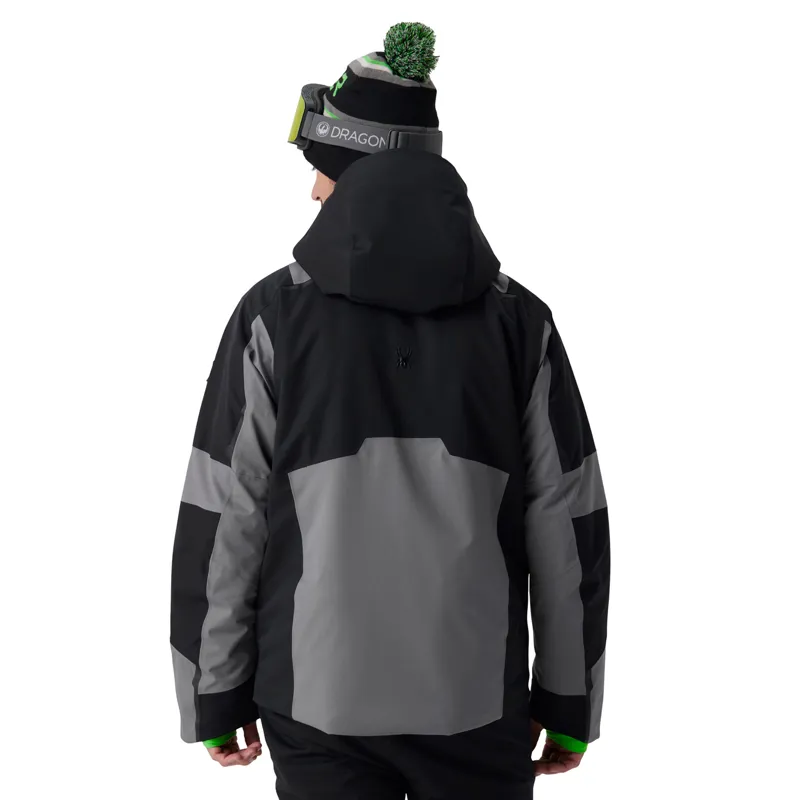 Spyder Leader Mens Ski Jacket - Storm Grey-1