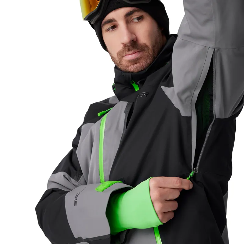 Spyder Leader Mens Ski Jacket - Storm Grey-3
