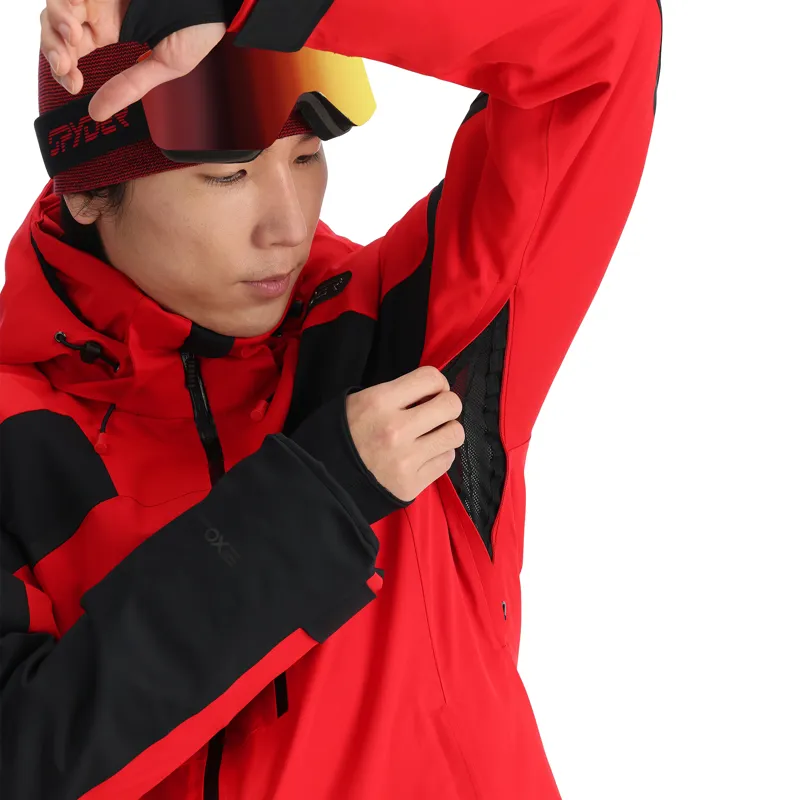 Spyder Leader Mens Ski Jacket - Spyder Red-4