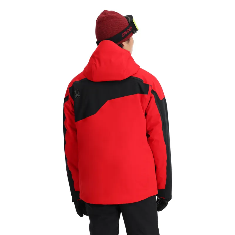 Spyder Leader Mens Ski Jacket - Spyder Red-1