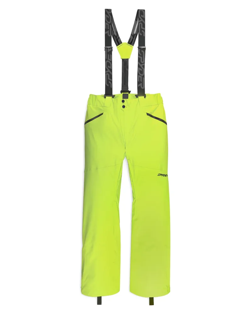 Spyder Bormio Mens Ski Pants - Lime