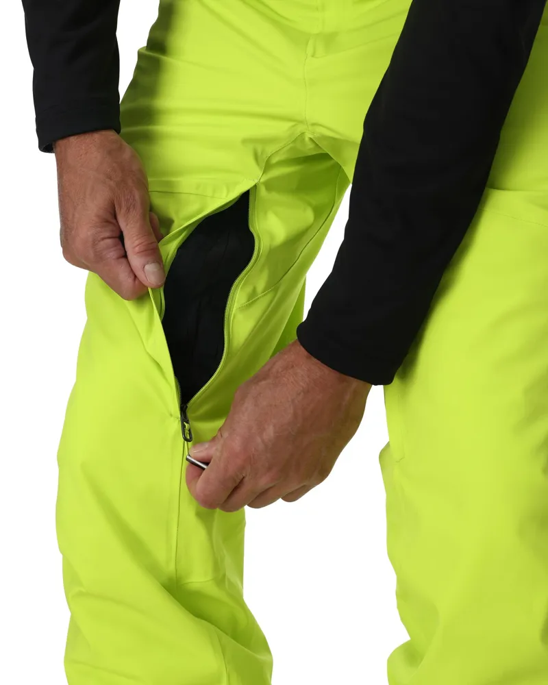 Spyder Bormio Mens Ski Pants - Lime-4