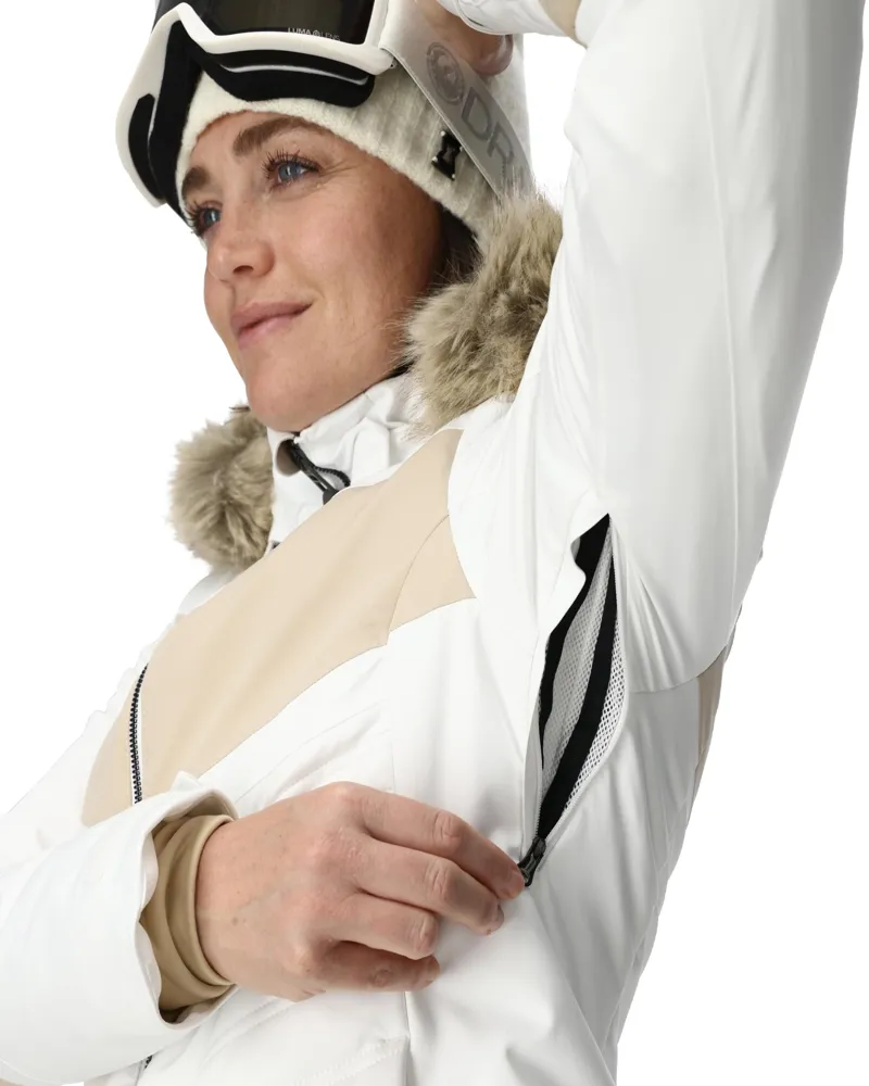  Spyder Primrose Womens Ski Jacket - White-5