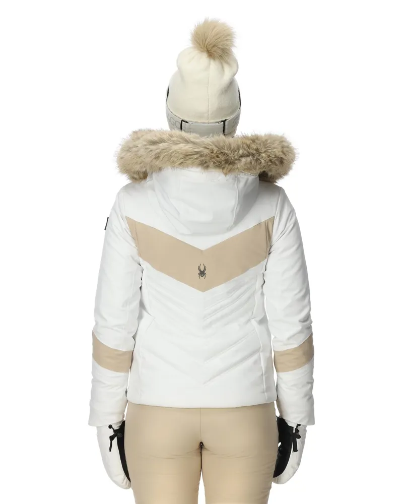  Spyder Primrose Womens Ski Jacket - White-2