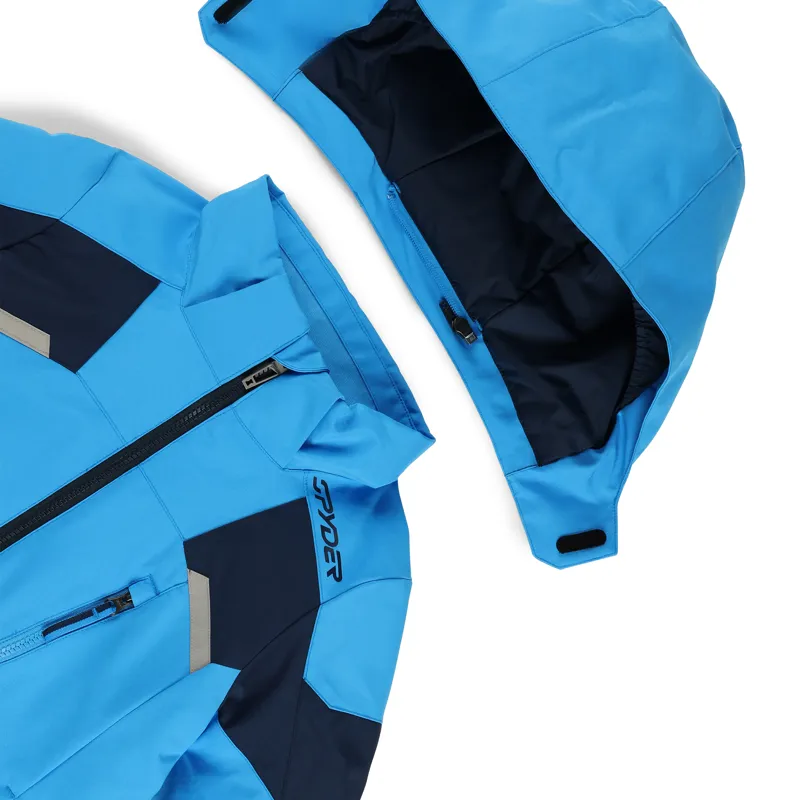 Spyder Leader Boys Ski Jacket - Aether Blue-2