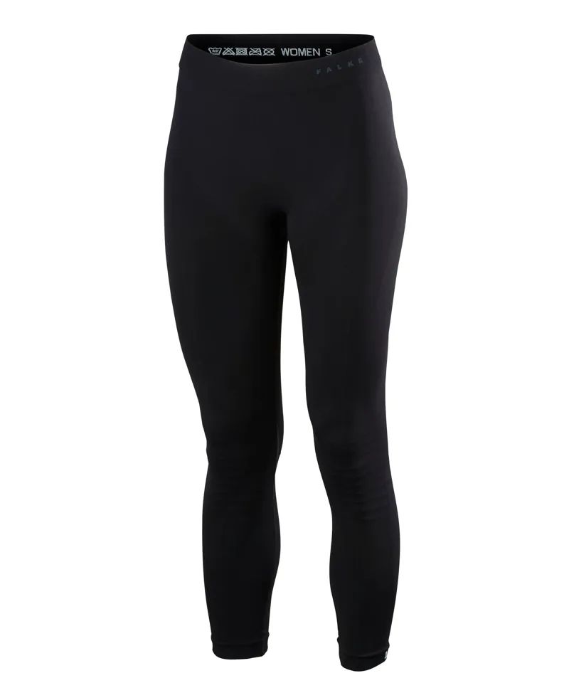 Falke Womens Warm Thermal Baselayer Leggings in Black