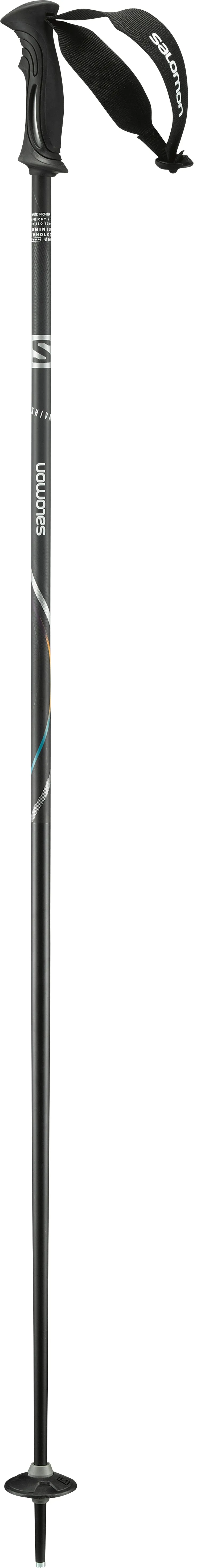 Salomon Shiva Womens Ski Poles in Black