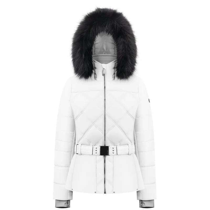 Snow jacket sales with fur