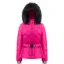 Poivre Blanc Emma Womens Faux Fur Ski Jacket - Pink