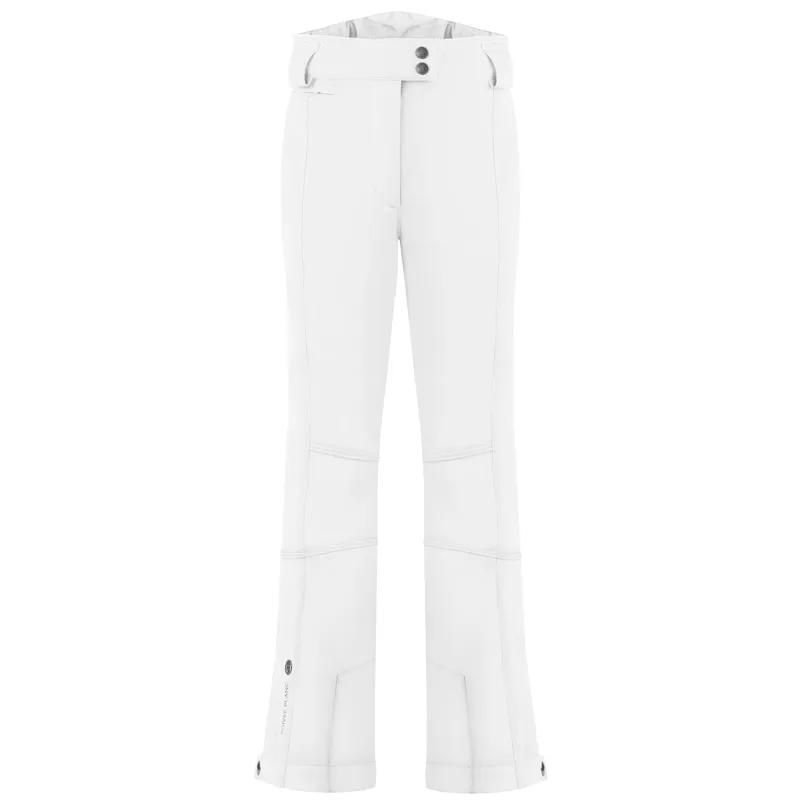 Poivre Blanc Classic Stretch Womens Short Ski Pants - White