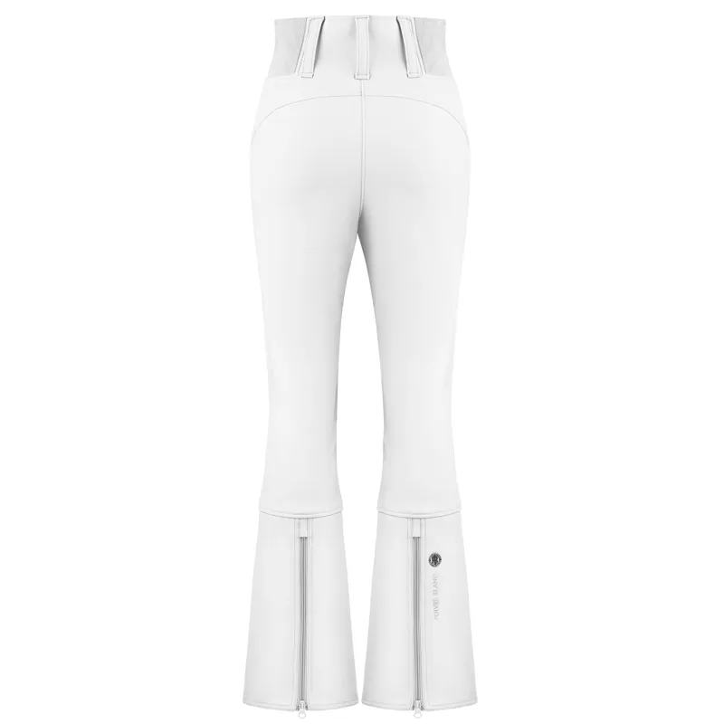 Poivre Blanc Abby Slim Fit Softshell Womens Ski Pants - White-1