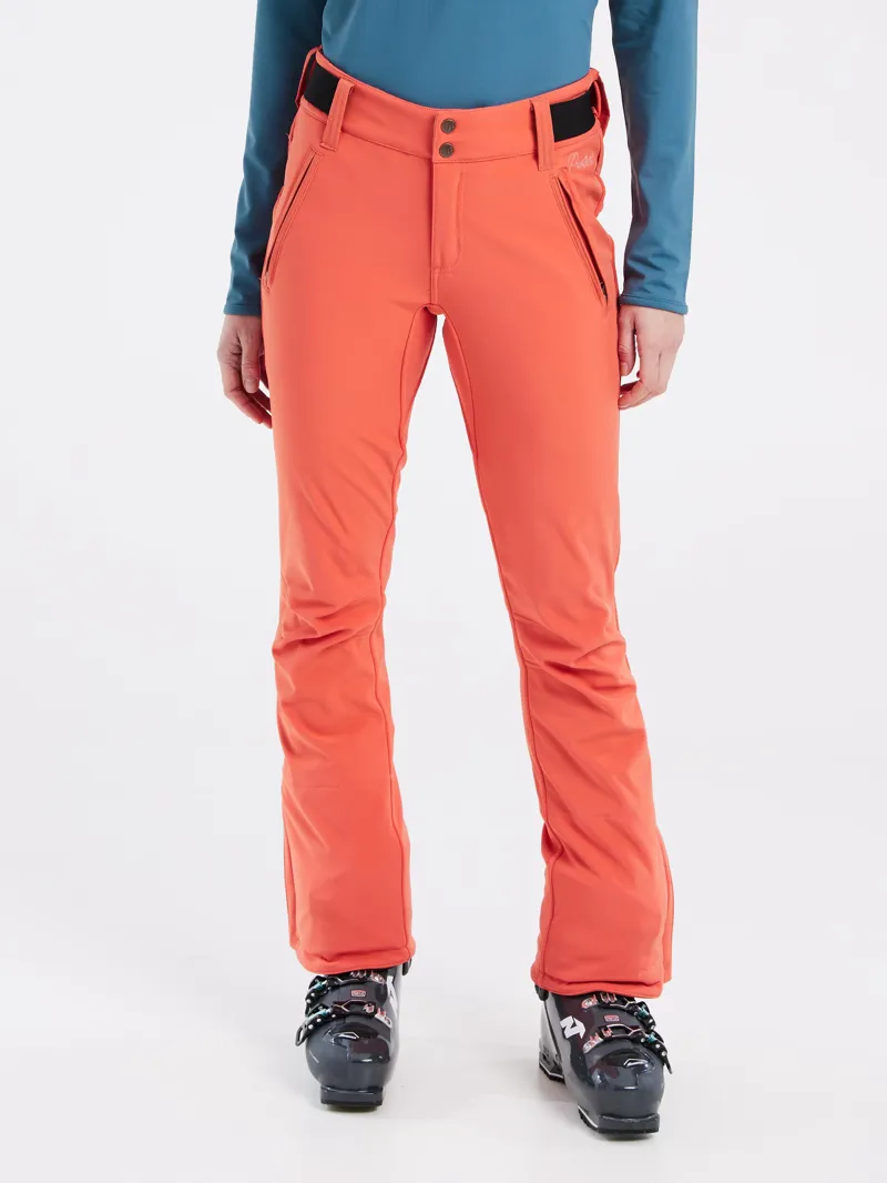 Protest Lole Womens Ski Pants - Tosca Red-4