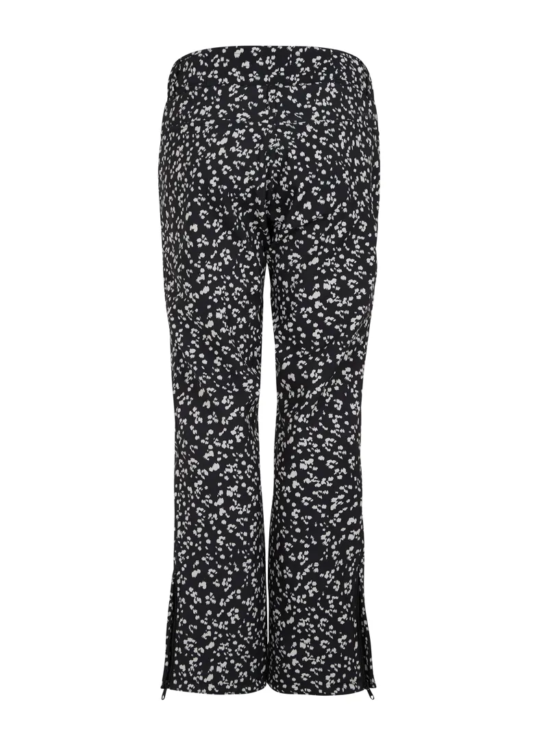 Protest Angle Softshell Womens Ski Pants - Black Print-1
