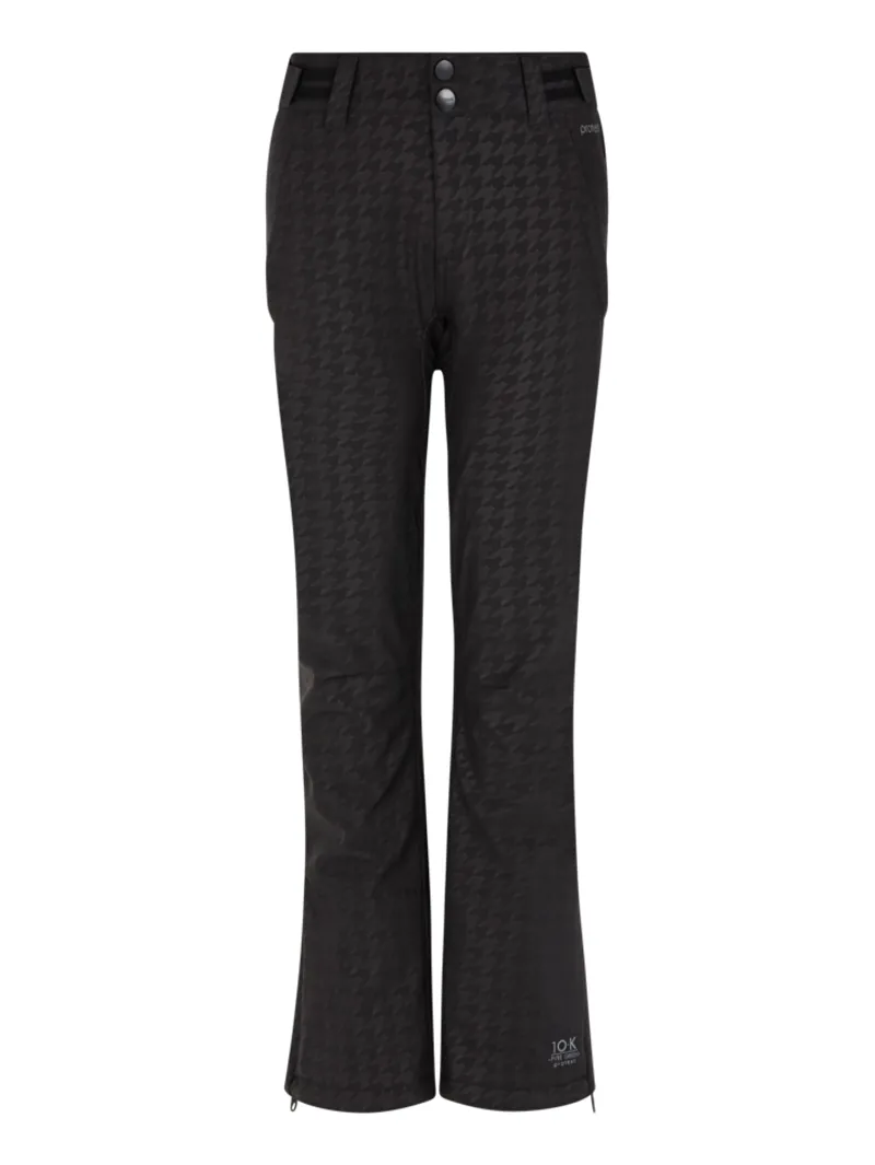 Protest Angle Softshell Womens Ski Pants - Black Houndstooth