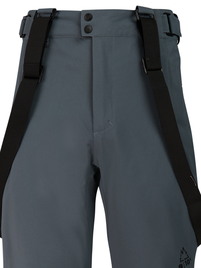 Protest Owens Mens Ski Pants - Basalt Grey-2