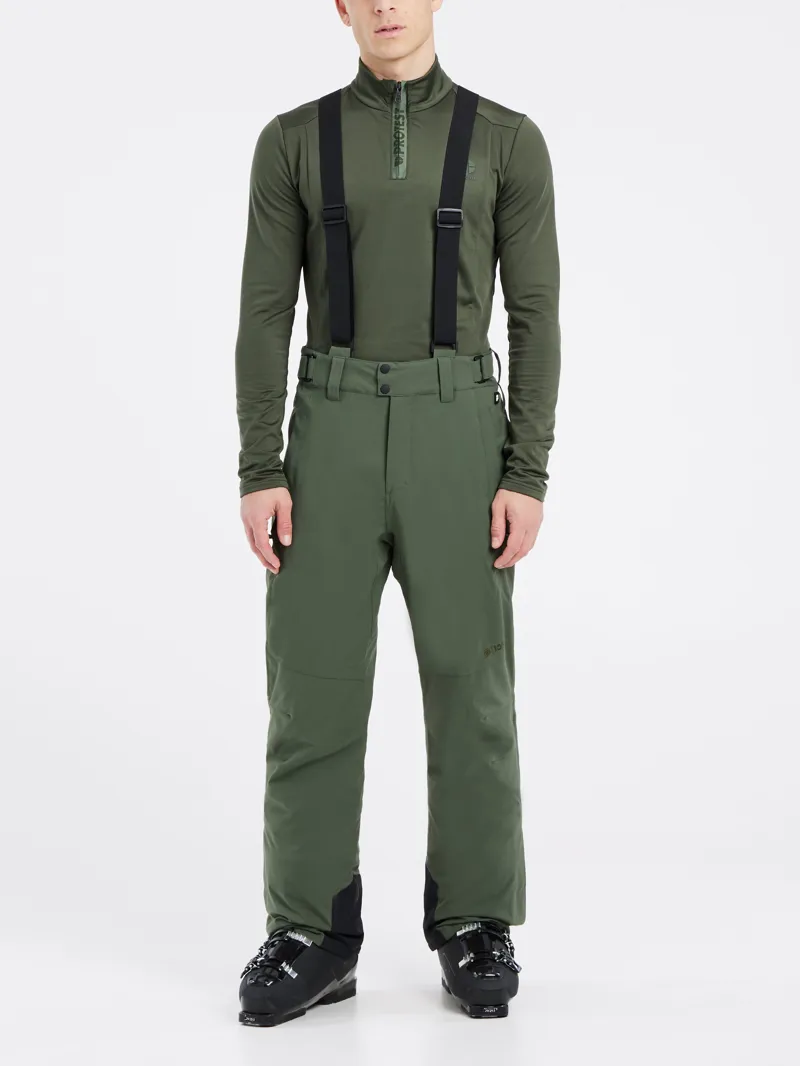Protest Owens Mens Ski Pants - Thyme Green-5