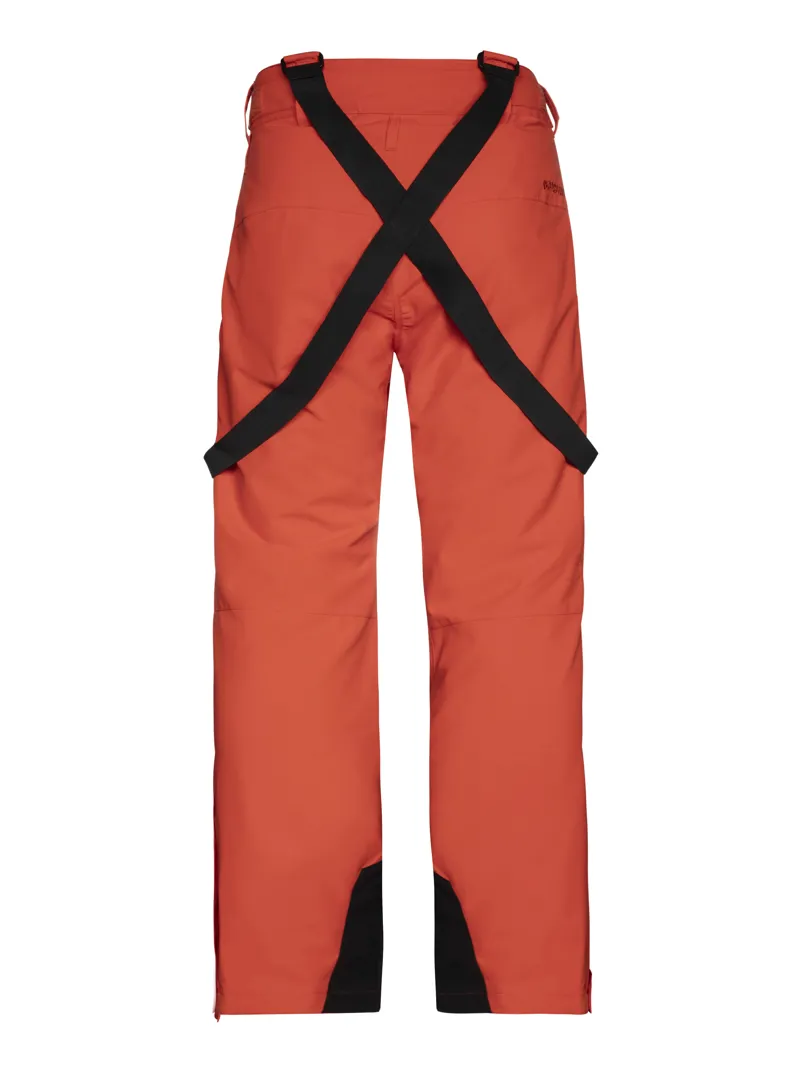 Protest Owens Mens Ski Pants - Orange Fire-1
