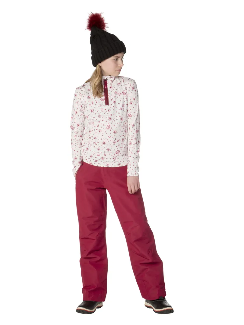 Protest Jackie Junior Girls Ski Pant In Beet Red-1