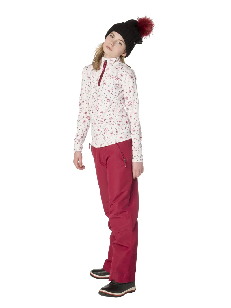 Protest Jackie Junior Girls Ski Pant In Beet Red-2