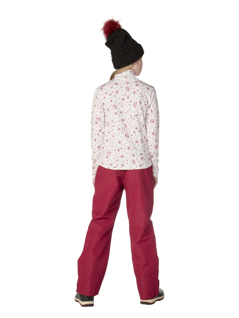 Protest Jackie Junior Girls Ski Pant In Beet Red-3