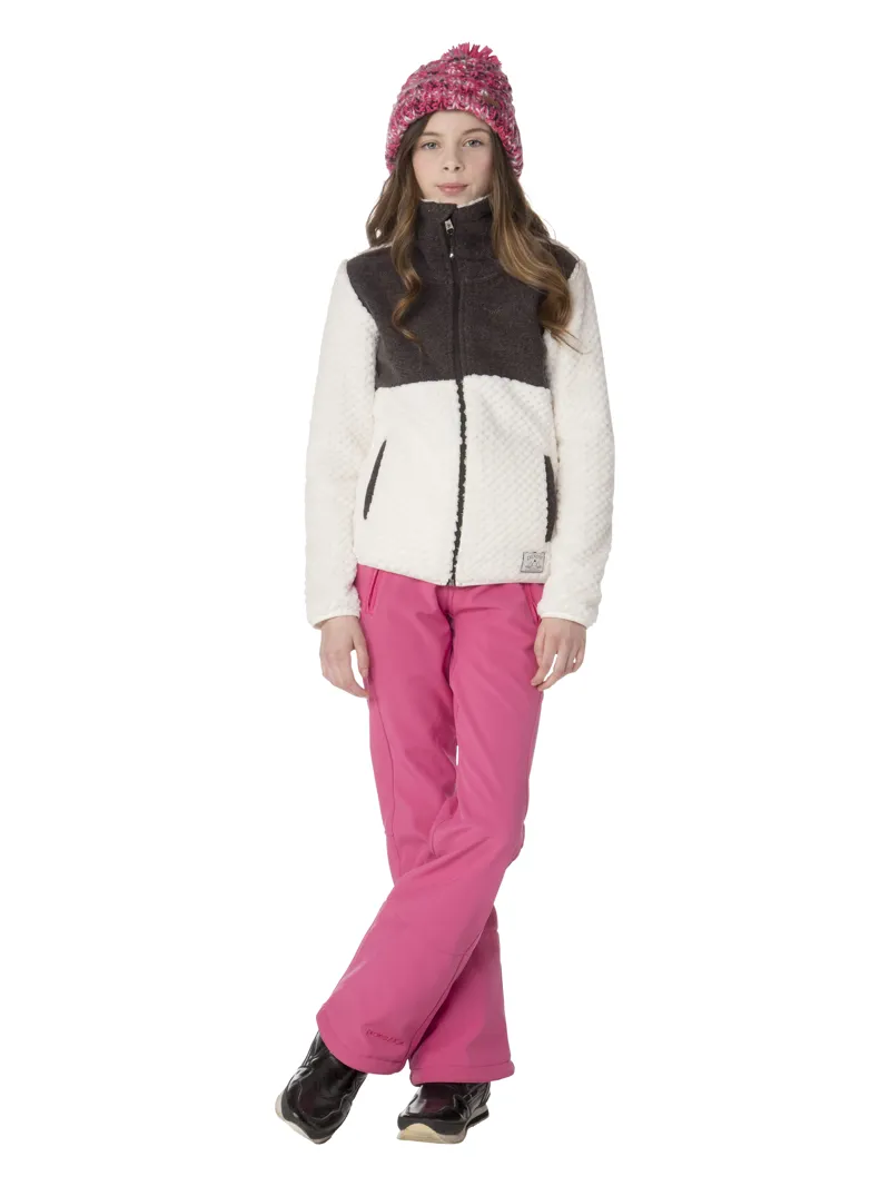 Protest Lole Junior Girls Ski Pant In Flora Pink-1