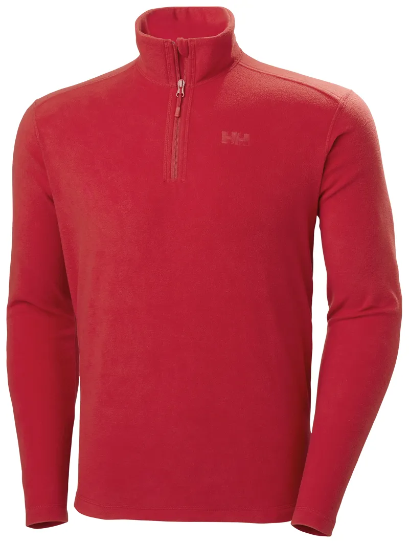 Helly Hansen Mens Daybreaker Half Zip Micro-Fleece - Red
