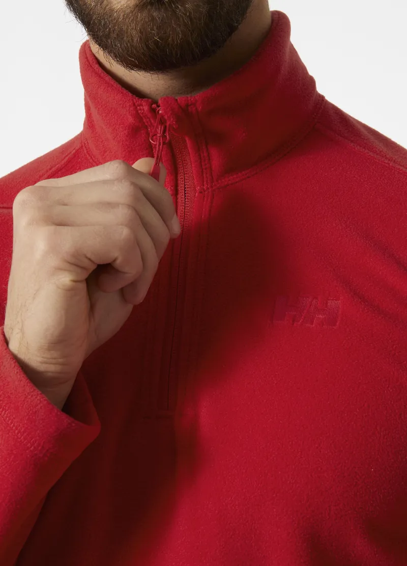 Helly Hansen Mens Daybreaker Half Zip Micro-Fleece - Red-2