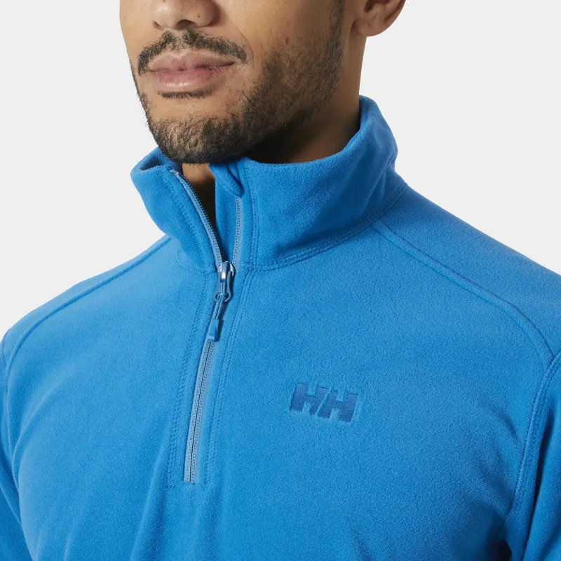 Helly Hansen Mens Daybreaker Half Zip Micro-Fleece - Cerulean Blue-2