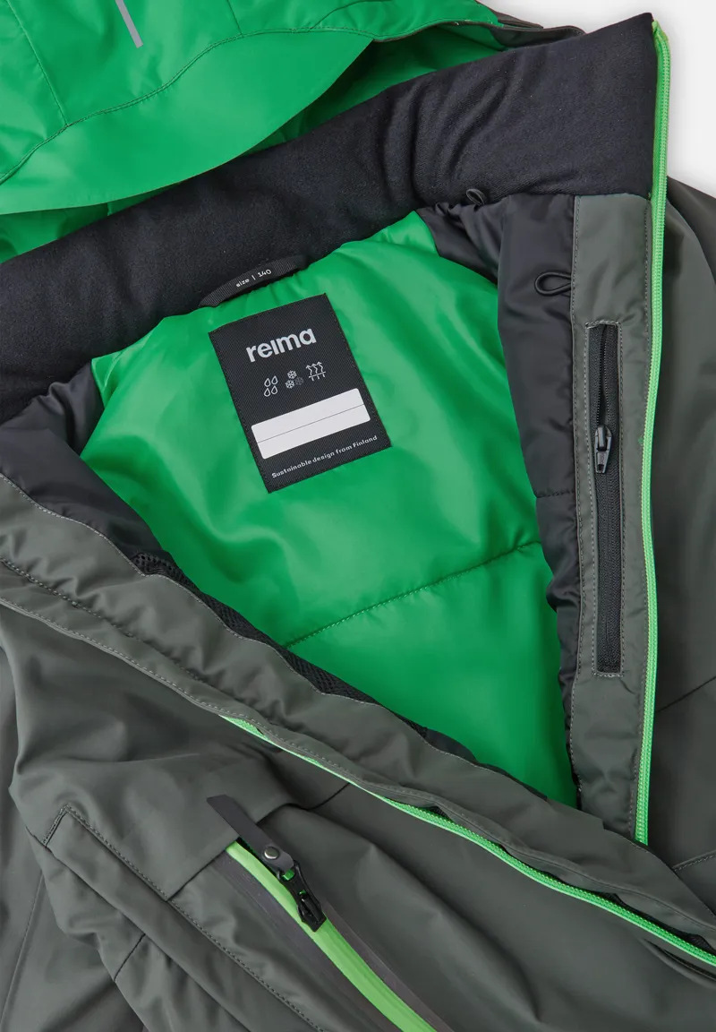 Reima Tirro Kids Ski Jacket - Green-2