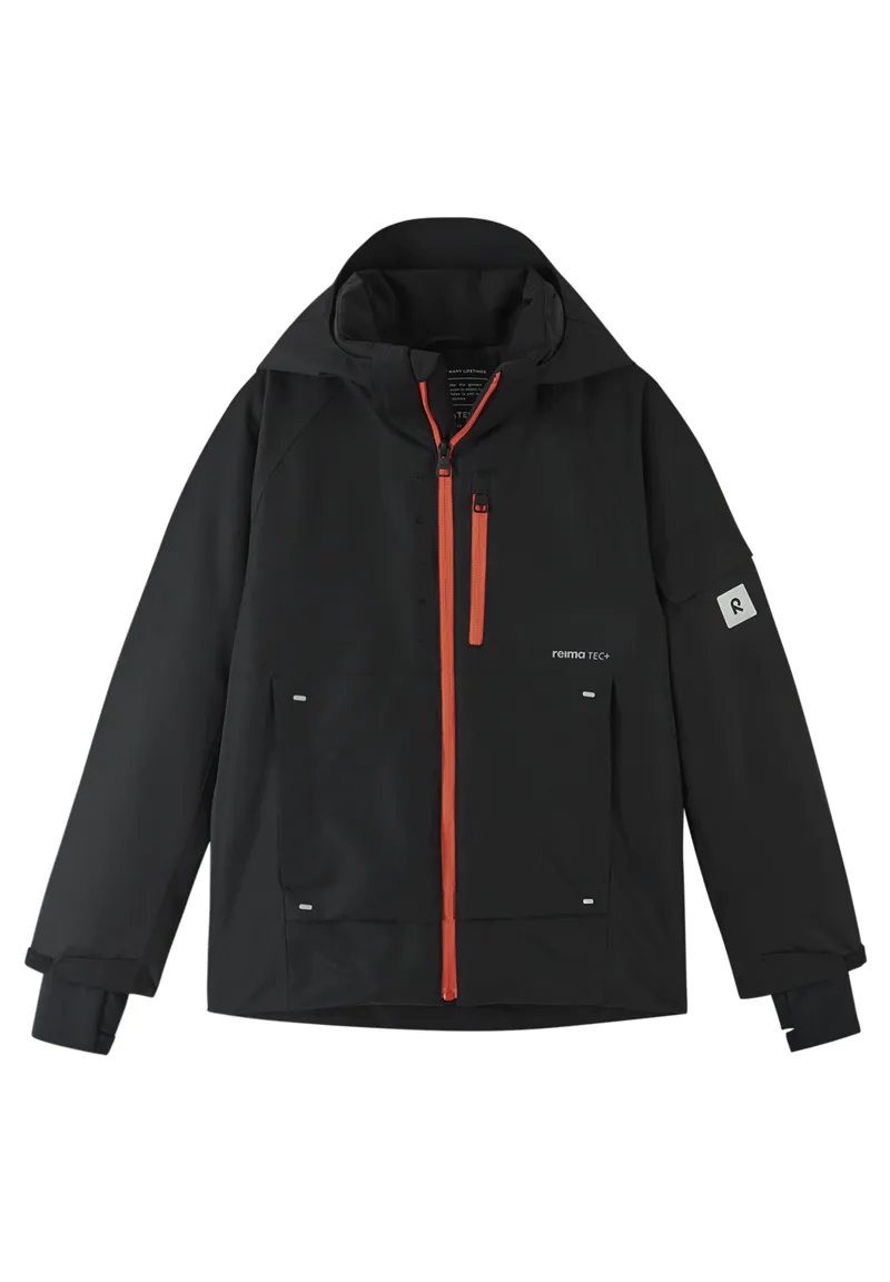Reima Tieten Kids Ski Jacket - Black