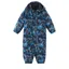 Reima Puhuri Toddler All in One Suit - Swirl Blue Print