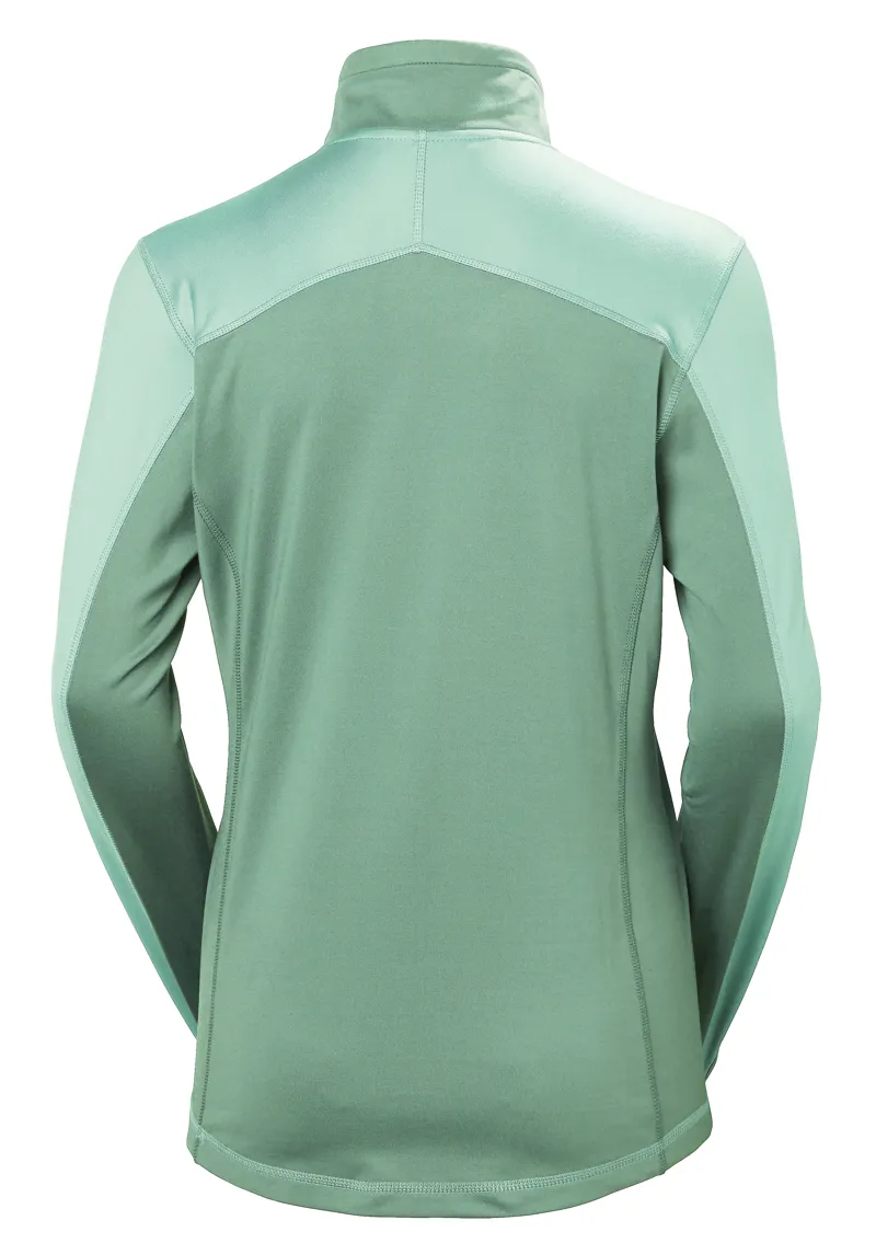 Helly Hansen Phantom 2.0 Womens Half Zip Layer in Green-1