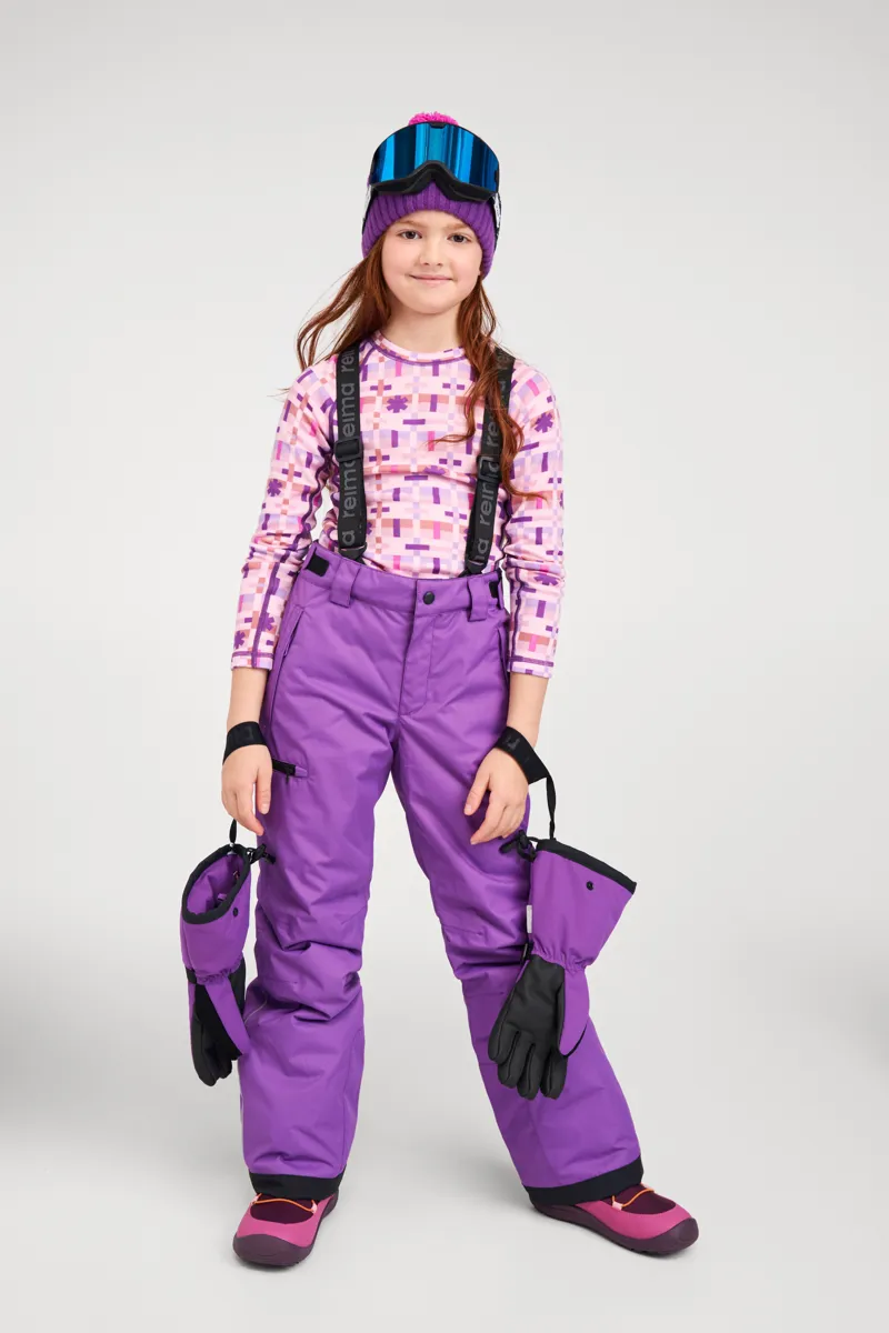 Reima Taitoa Kids Merino Thermal Baselayer Set - Pale Rose-1