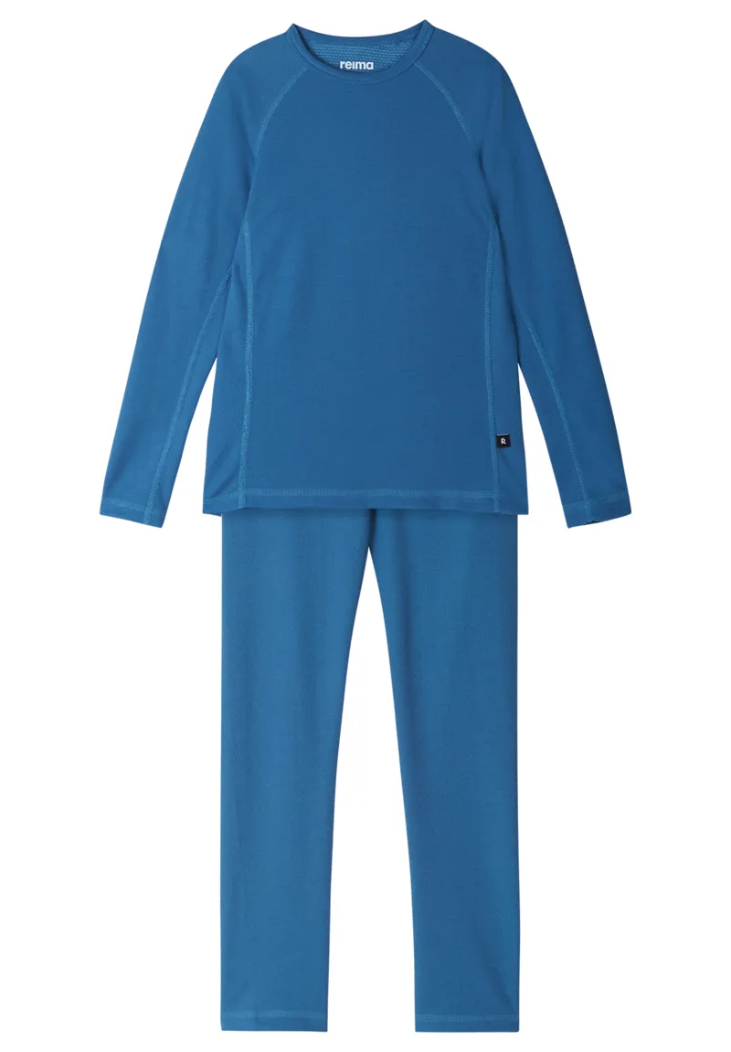 Reima Lani Kids Thermal  Baselayer Set - Navy